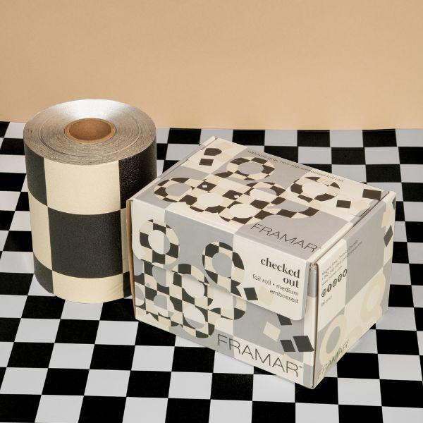 Checked Out - Embossed - Medium 5" x 320'